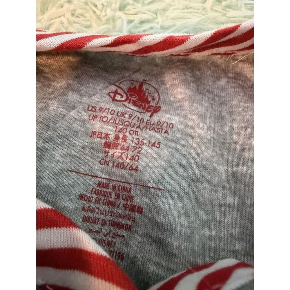Disney Girls Size 9/10 Christmas Sugar & Spice Short Sleeve Night Gown